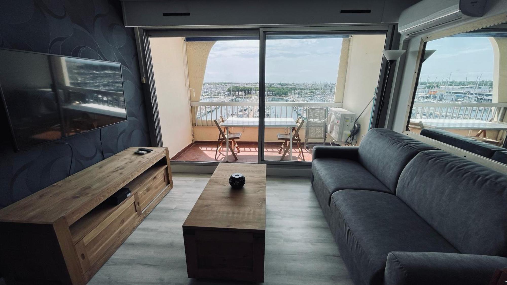 Studio, Vue Imprenable Marina Le Grau-du-Roi Εξωτερικό φωτογραφία